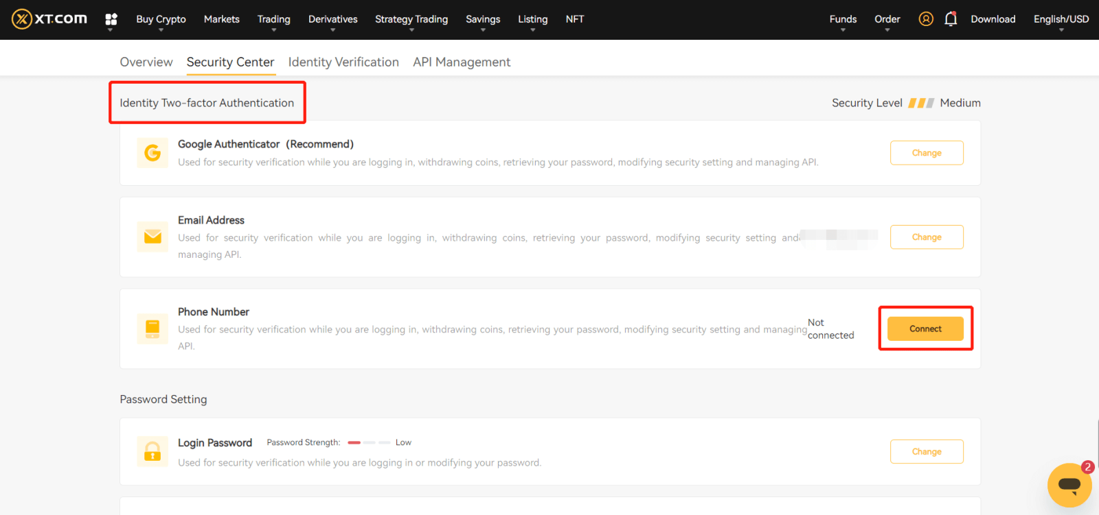 XT.com இல் உள்நுழைவது எப்படி