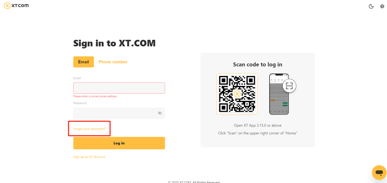 Hvernig á að skrá þig og skrá þig inn á XT.com reikning